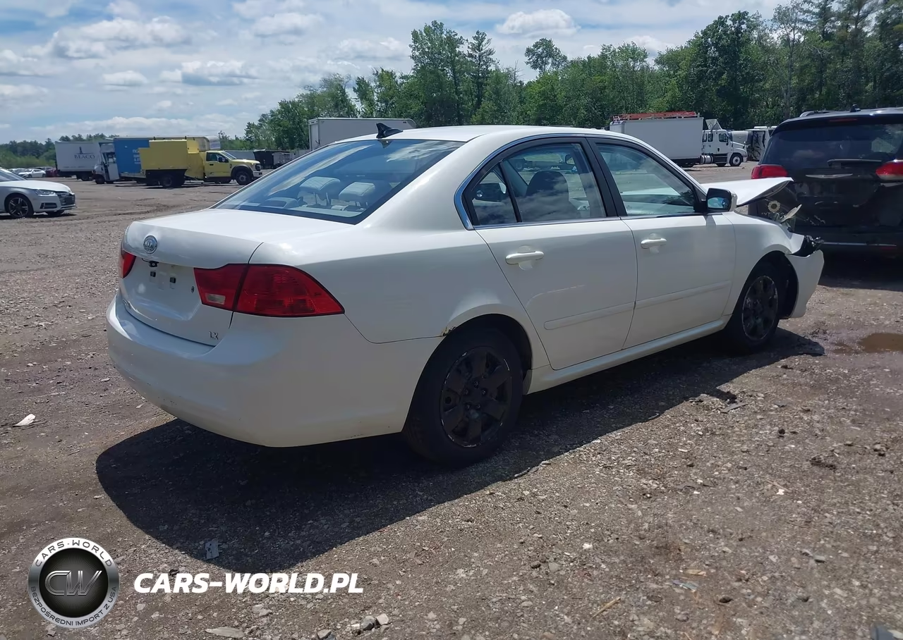 2009 Kia Optima Lx VIN:KNAGE228295312428 - 4