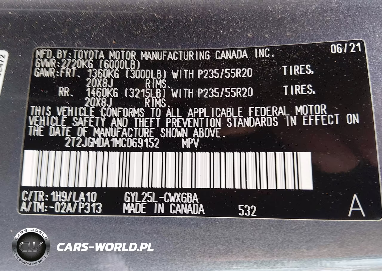 2021 Lexus Rx 450H VIN:2T2JGMDA1MC069152 - 9
