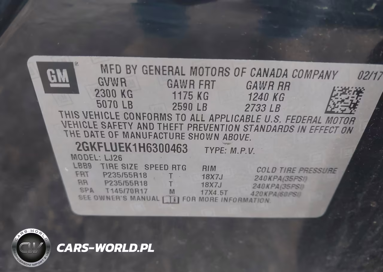 2017 GMC Terrain Slt VIN:2GKFLUEK1H6300463 - 9