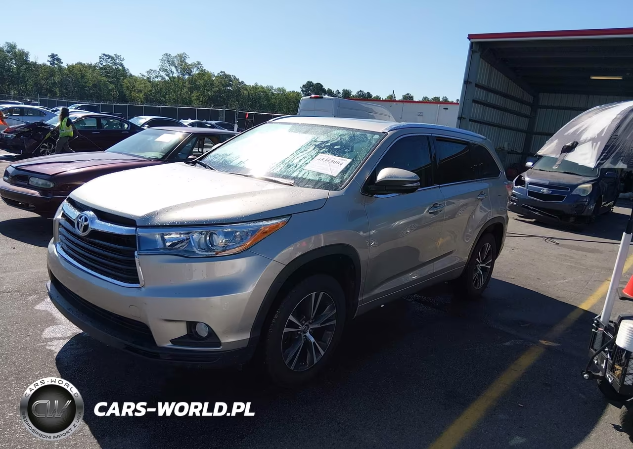 2016 Toyota Highlander Xle V6 VIN:5TDKKRFH2GS162482 - 2