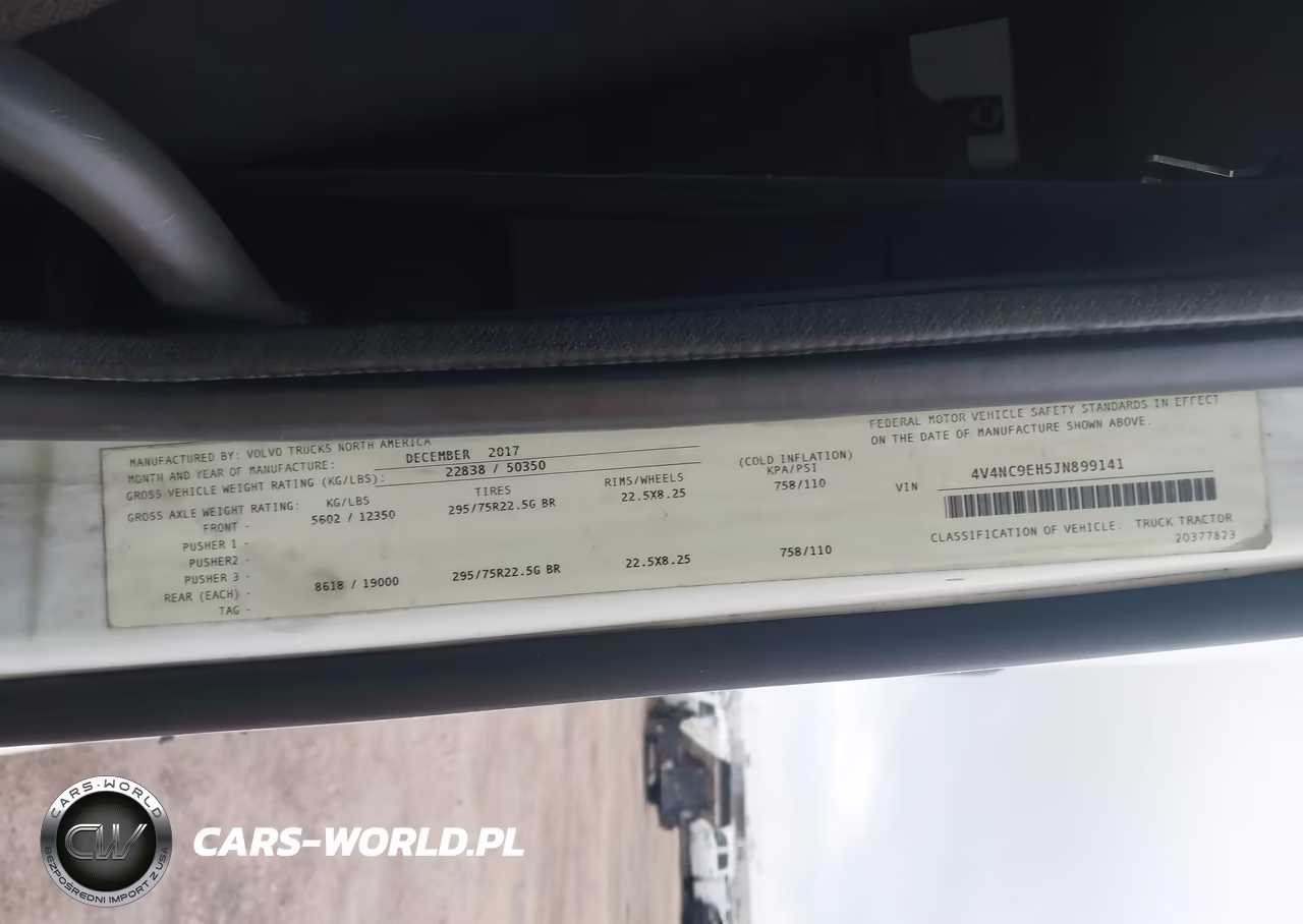 2018 Volvo Vnl VIN:4V4NC9EH5JN899141 - 8