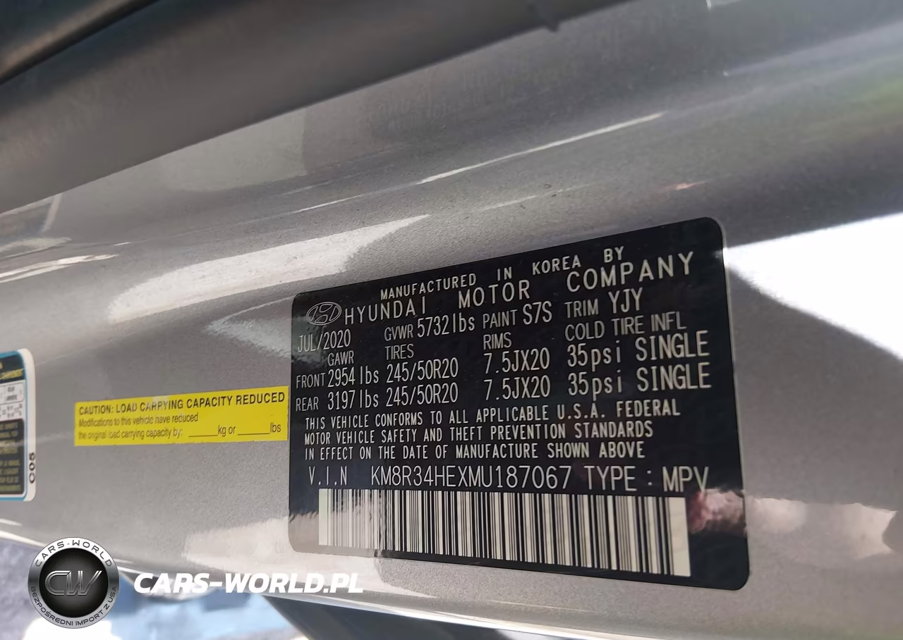2021 Hyundai Palisade Sel VIN:KM8R34HEXMU187067 - 9