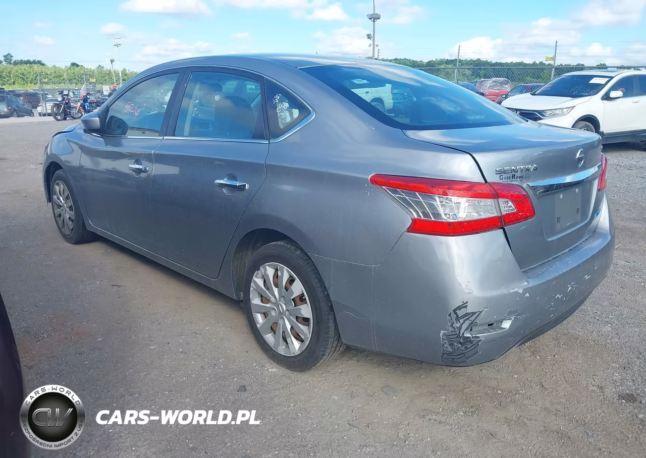 2013 Nissan Sentra Sv VIN:3N1AB7AP2DL561685 - 3