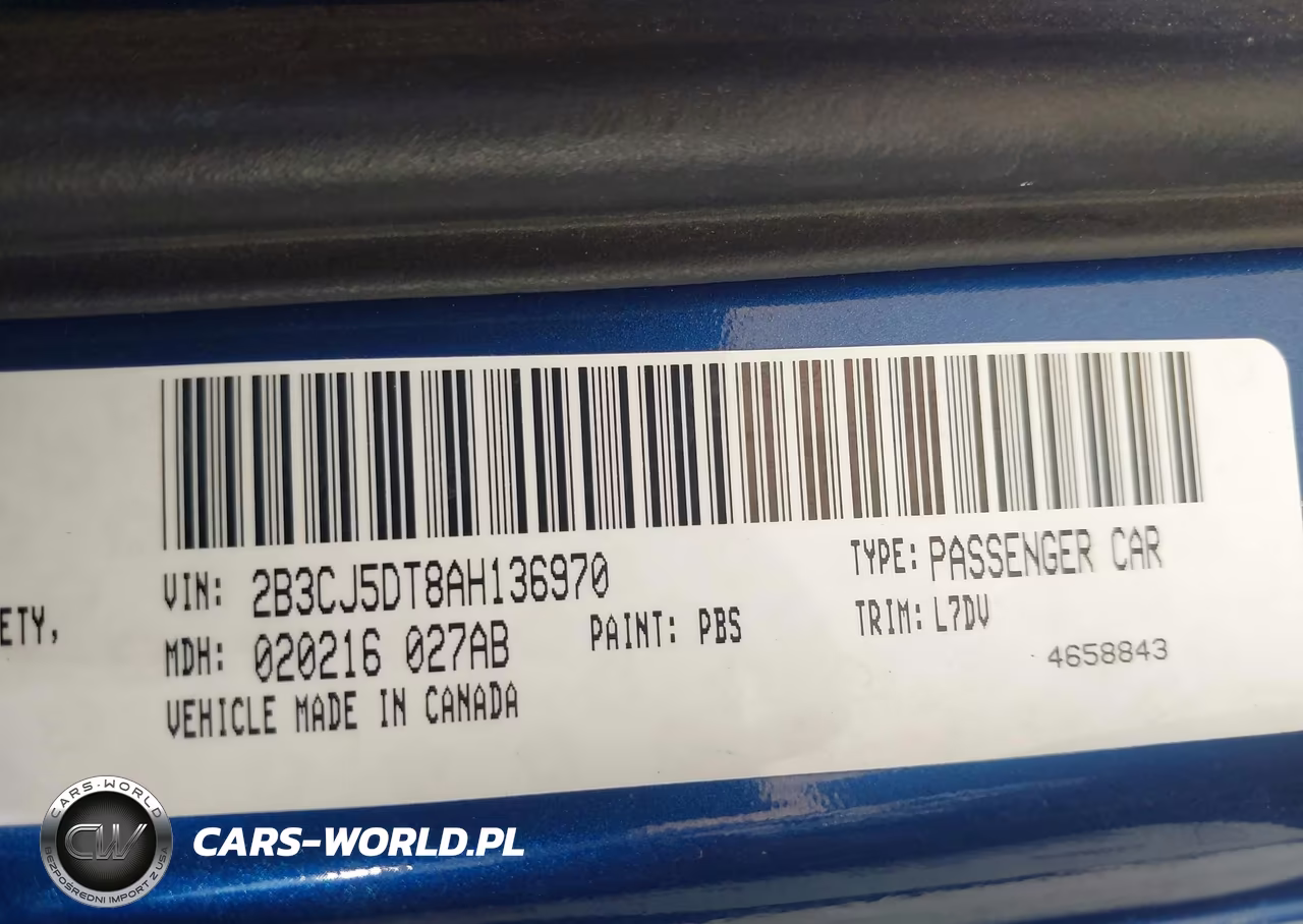 2010 Dodge Challenger R-T VIN:2B3CJ5DT8AH136970 - 9