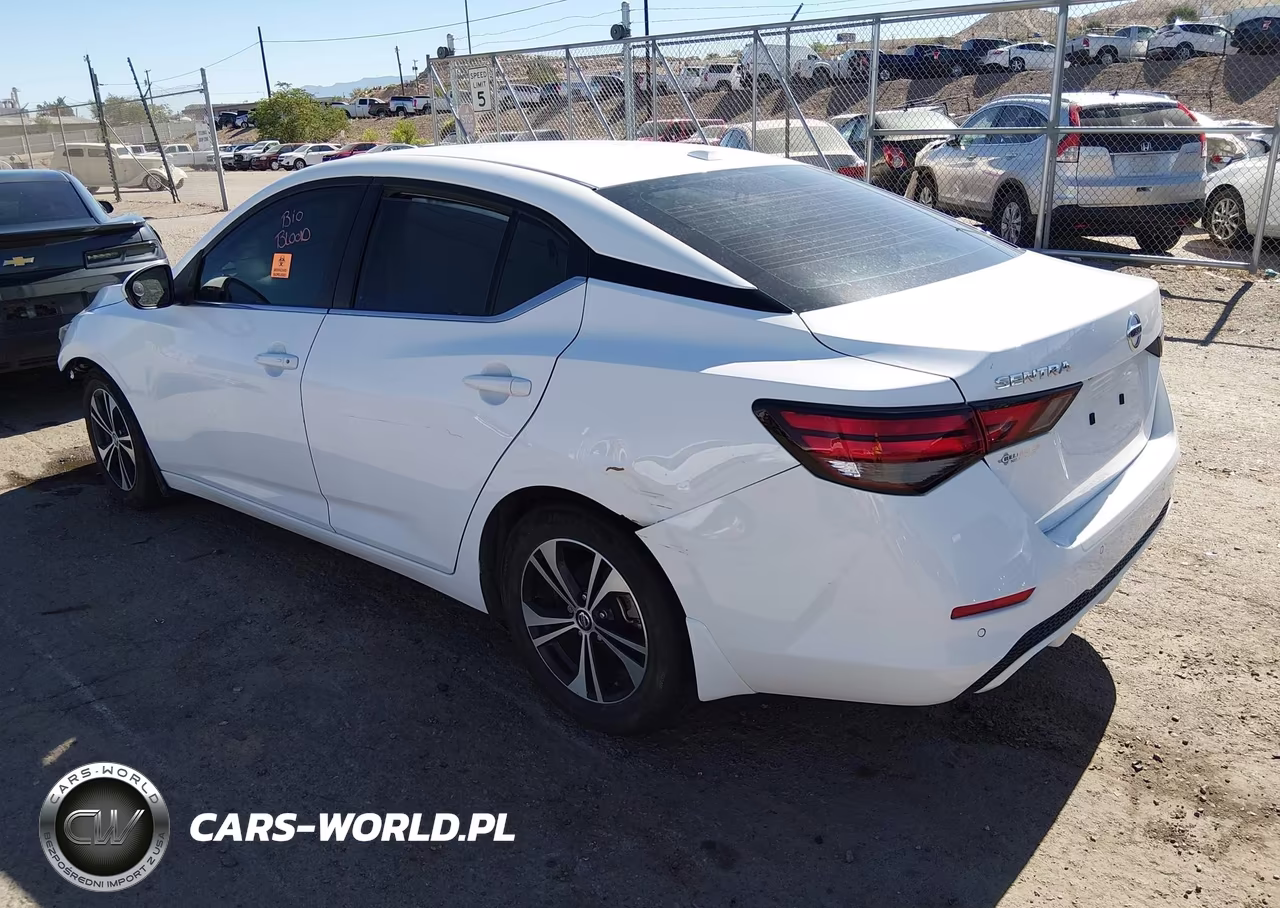 2022 Nissan Sentra Sv Xtronic Cvt VIN:3N1AB8CV6NY233031 - 3