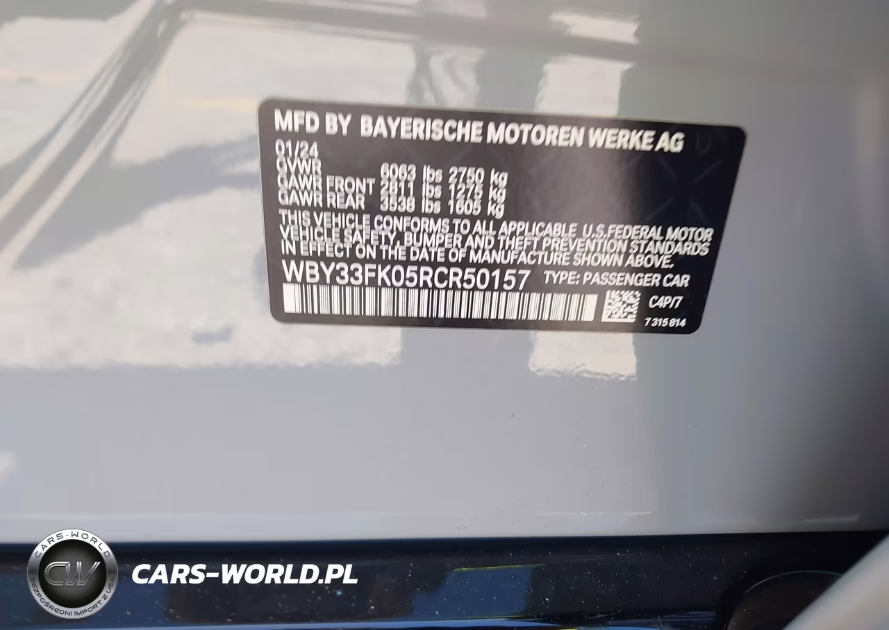 2024 BMW I5 Edrive40 VIN:WBY33FK05RCR50157 - 9