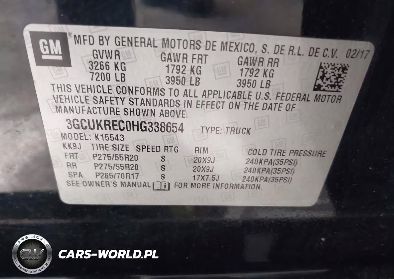 2017 Chevrolet Silverado 1500 1Lt VIN:3GCUKREC0HG338654 - 9