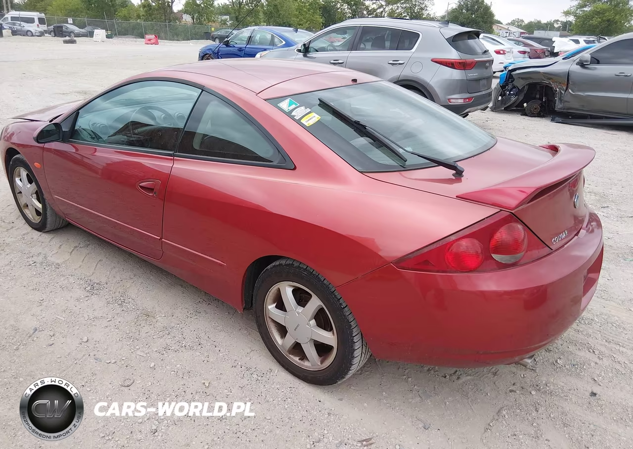 1999 Mercury Cougar V6 VIN:1ZWFT61LXX5670237 - 3