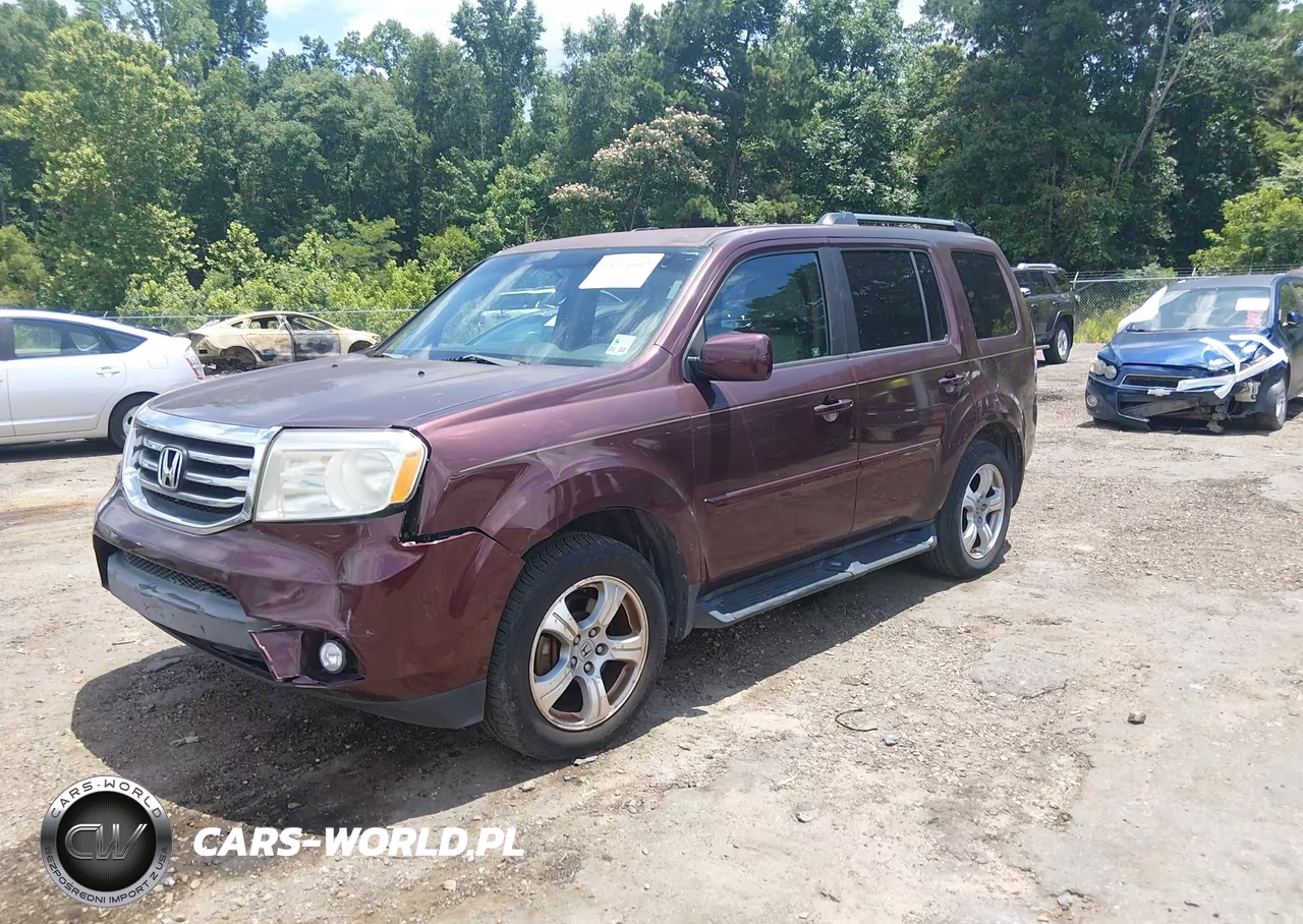 2012 Honda Pilot Ex VIN:5FNYF3H46CB039269 - 2