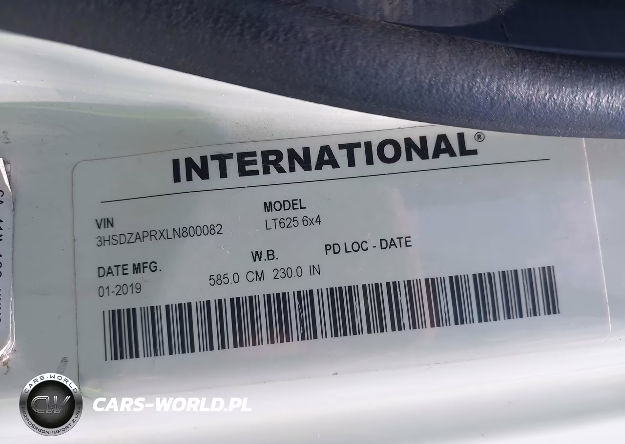 2020 International Lt VIN:3HSDZAPRXLN800082 - 8