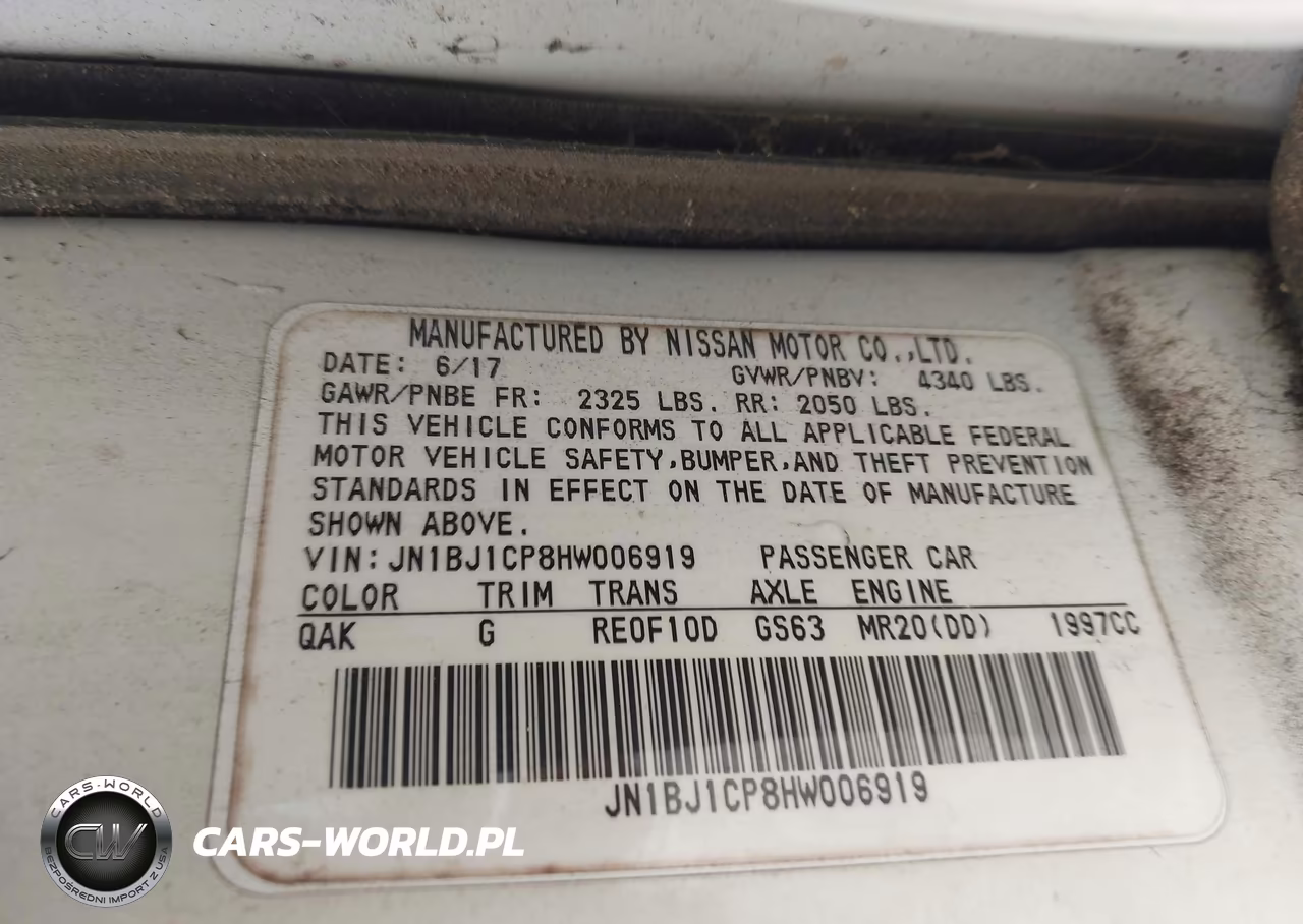2017 Nissan Rogue Sport S VIN:JN1BJ1CP8HW006919 - 9