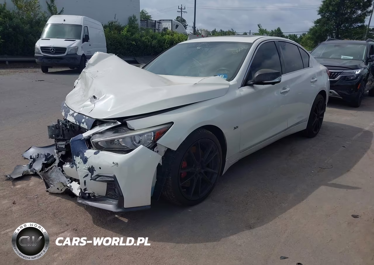 2018 Infiniti Q50 3.0T Red Sport 400 VIN:JN1FV7AR8JM480044 - 2