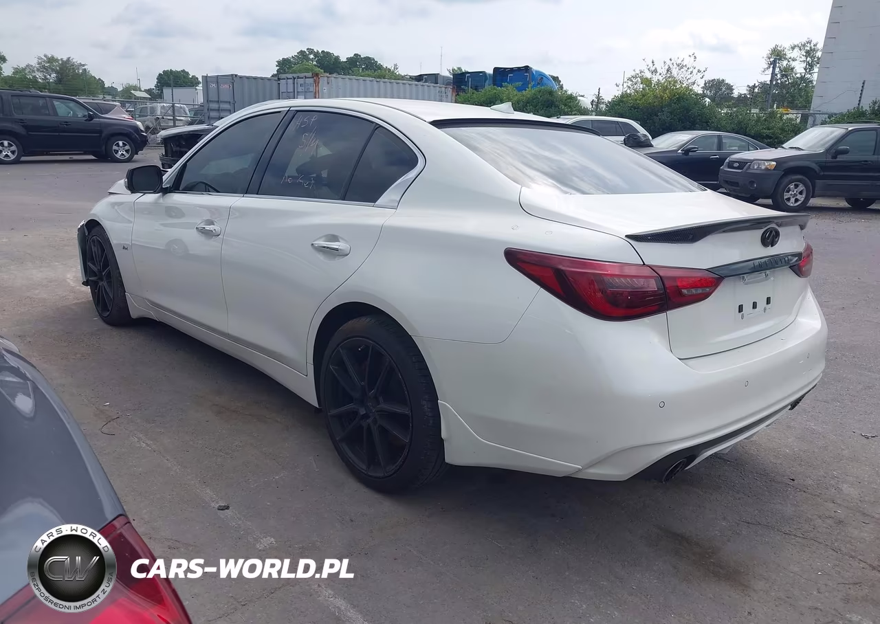 2018 Infiniti Q50 3.0T Red Sport 400 VIN:JN1FV7AR8JM480044 - 3