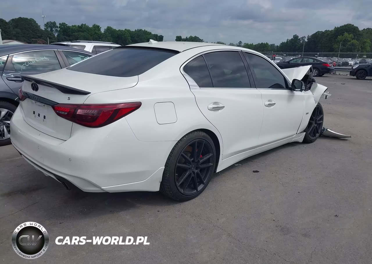 2018 Infiniti Q50 3.0T Red Sport 400 VIN:JN1FV7AR8JM480044 - 4