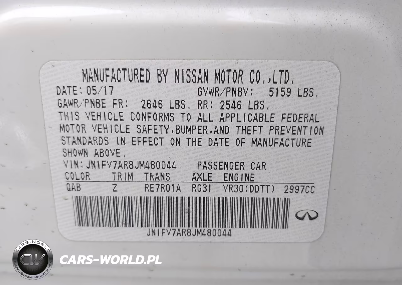 2018 Infiniti Q50 3.0T Red Sport 400 VIN:JN1FV7AR8JM480044 - 9