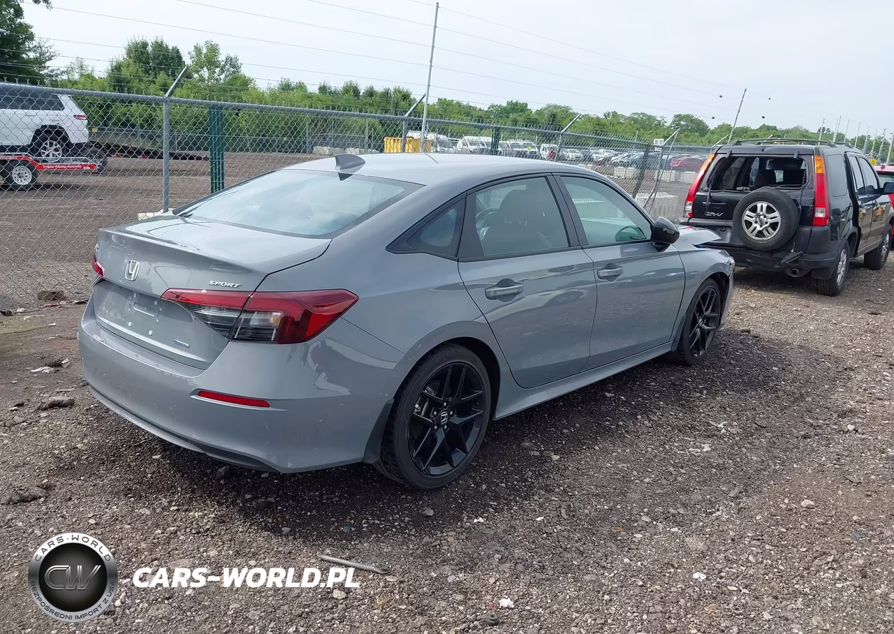 2025 Honda Civic Hybrid Sport-Sport Touring VIN:2HGFE4F81SH335557 - 4