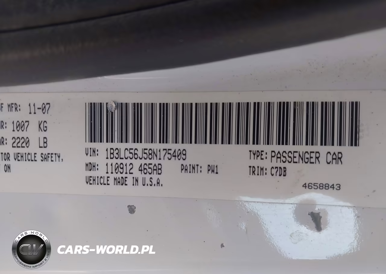 2008 Dodge Avenger Sxt VIN:1B3LC56J58N175409 - 9