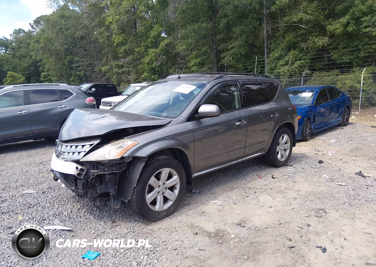 2007 Nissan Murano Sl VIN:JN8AZ08W57W626187 - 2