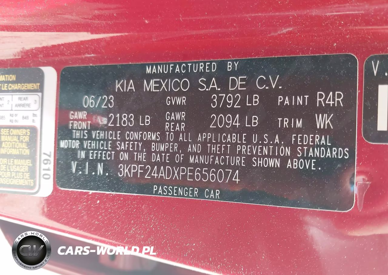 2023 Kia Forte Lxs VIN:3KPF24ADXPE656074 - 9