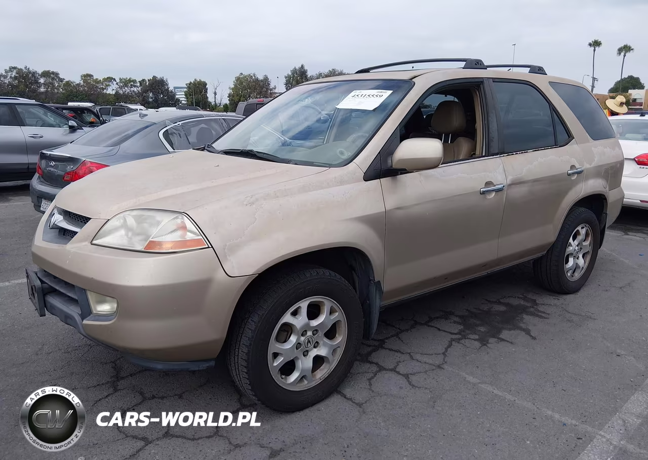 2001 Acura Mdx VIN:2HNYD186X1H522552 - 2