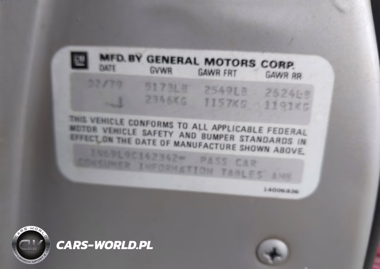 1979 Chevrolet Caprice VIN:1N69L9C142342 - 9