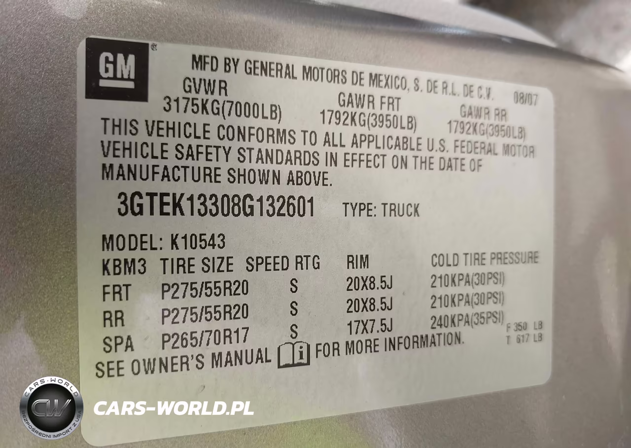 2008 GMC Sierra 1500 Sle1 VIN:3GTEK13308G132601 - 9