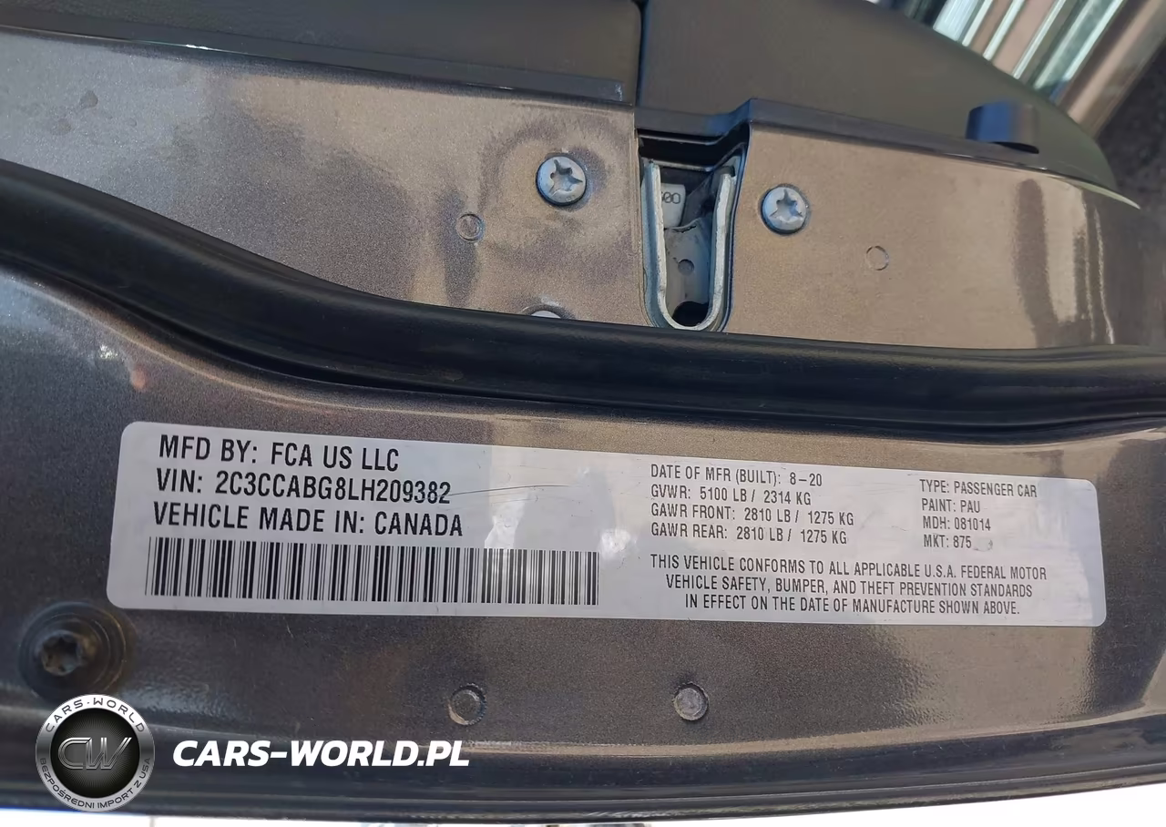 2020 Chrysler 300 300S VIN:2C3CCABG8LH209382 - 9