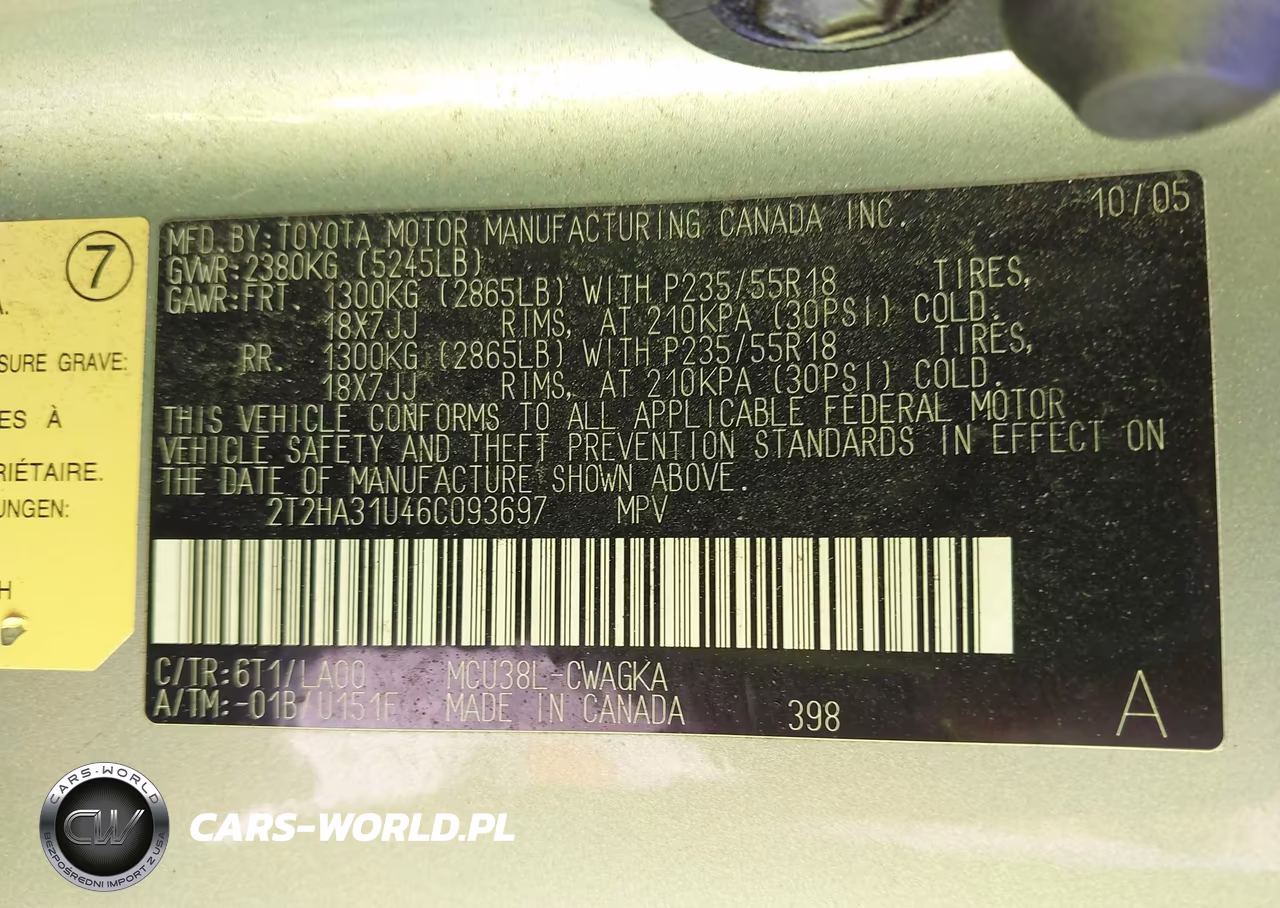 2006 Lexus Rx 330 VIN:2T2HA31U46C093697 - 9