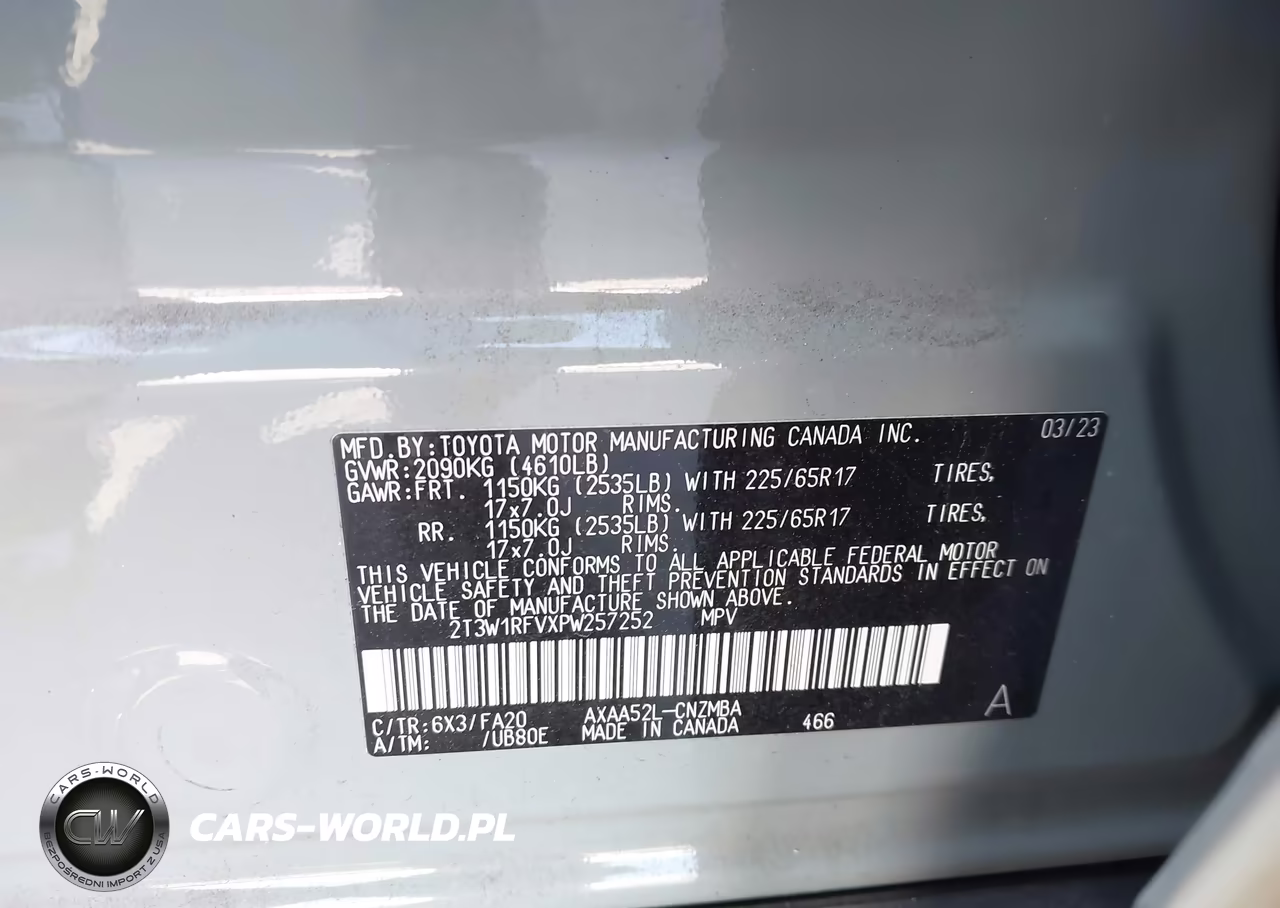 2023 Toyota Rav4 Xle VIN:2T3W1RFVXPW257252 - 9