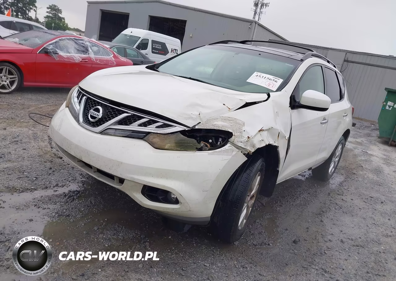 2011 Nissan Murano Sv VIN:JN8AZ1MU3BW059111 - 2