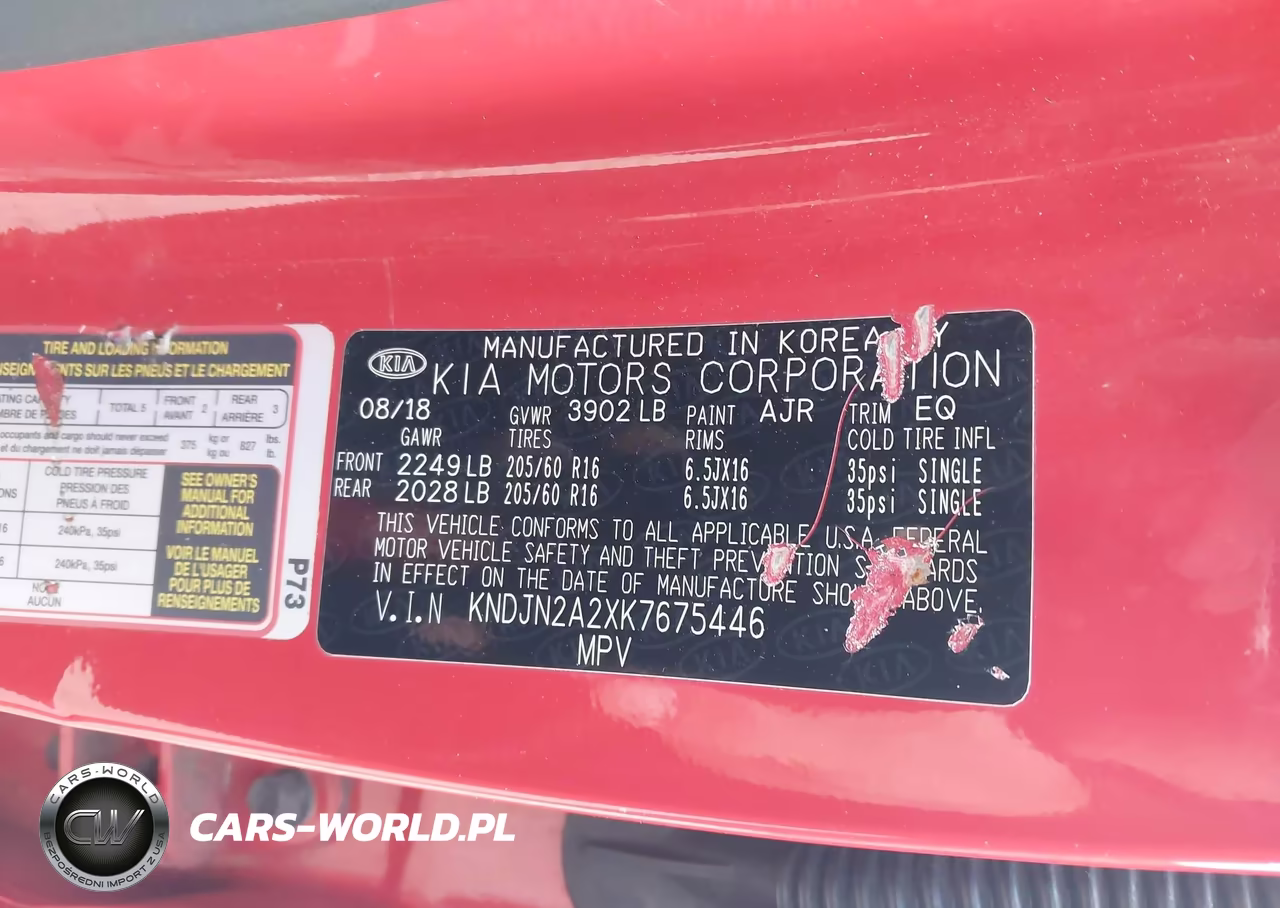 2019 Kia Soul VIN:KNDJN2A2XK7675446 - 9