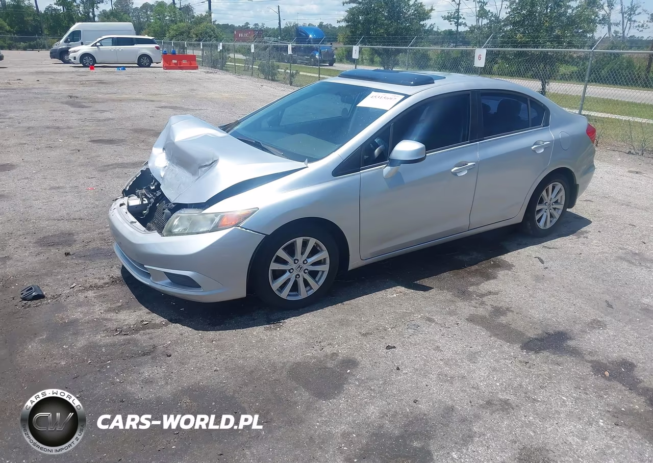 2012 Honda Civic Ex VIN:19XFB2F89CE041154 - 2