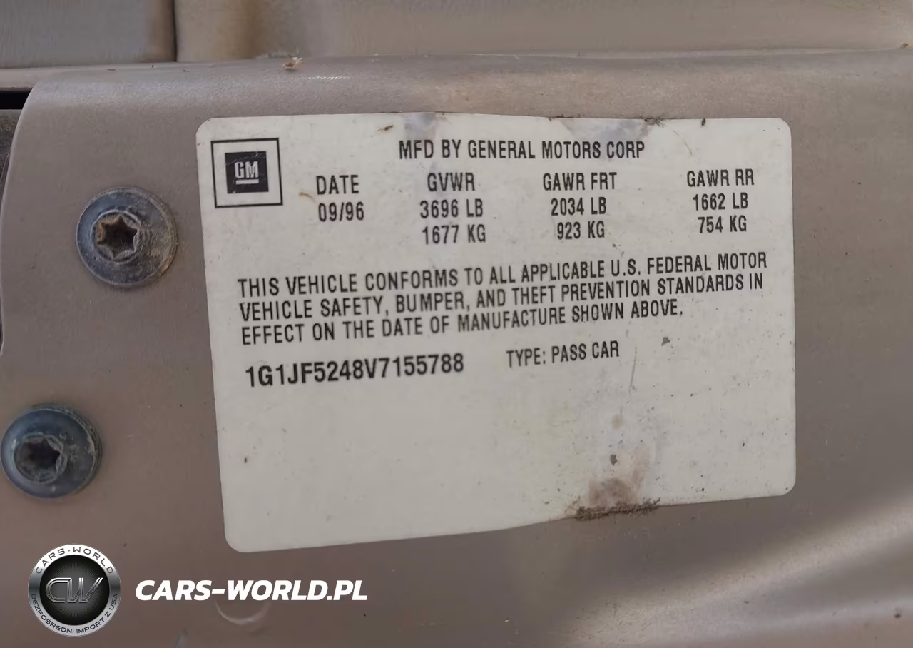 1997 Chevrolet Cavalier Ls VIN:1G1JF5248V7155788 - 9