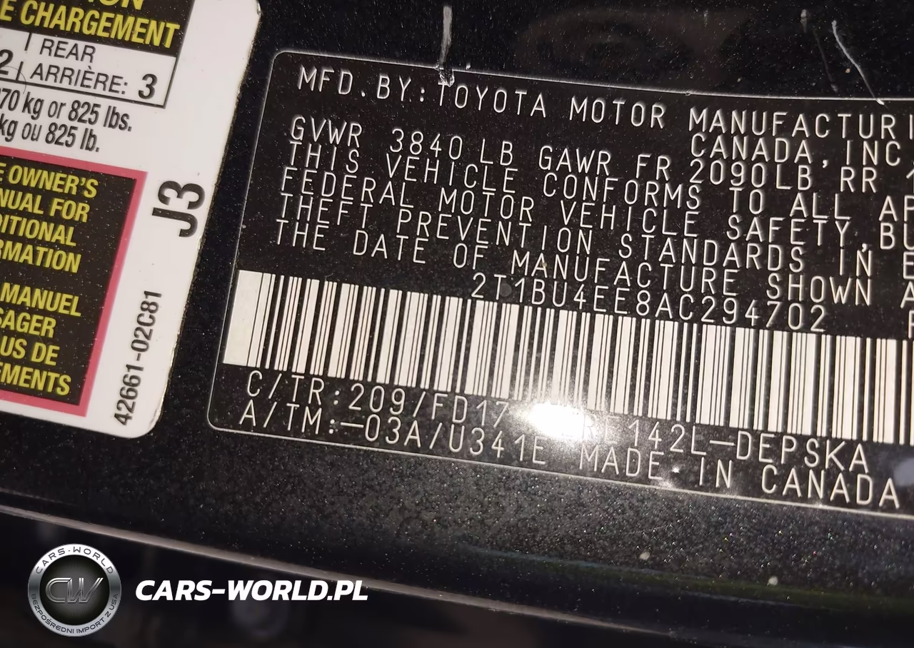 2010 Toyota Corolla S VIN:2T1BU4EE8AC294702 - 9