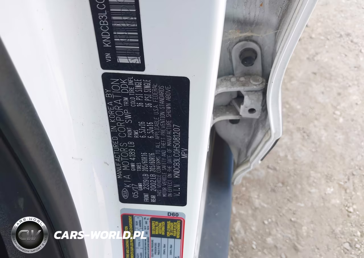 2017 Kia Niro Lx VIN:KNDCB3LC0H5081207 - 9