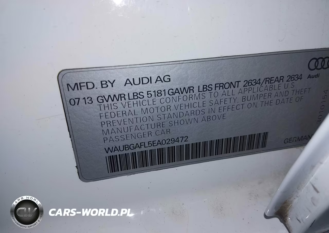 2014 Audi S4 3.0T Premium Plus VIN:WAUBGAFL5EA029472 - 9