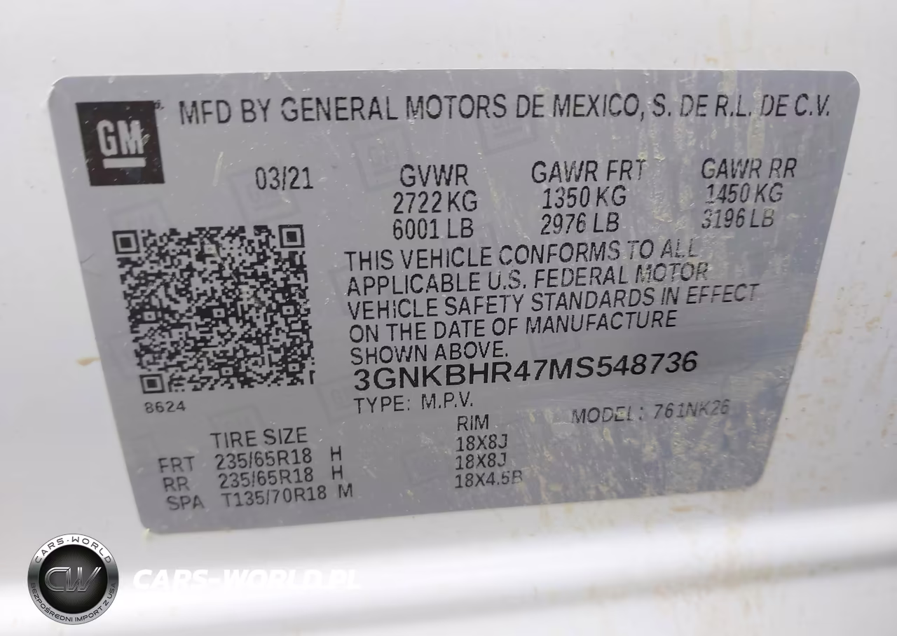 2021 Chevrolet Blazer Awd 2Lt VIN:3GNKBHR47MS548736 - 9