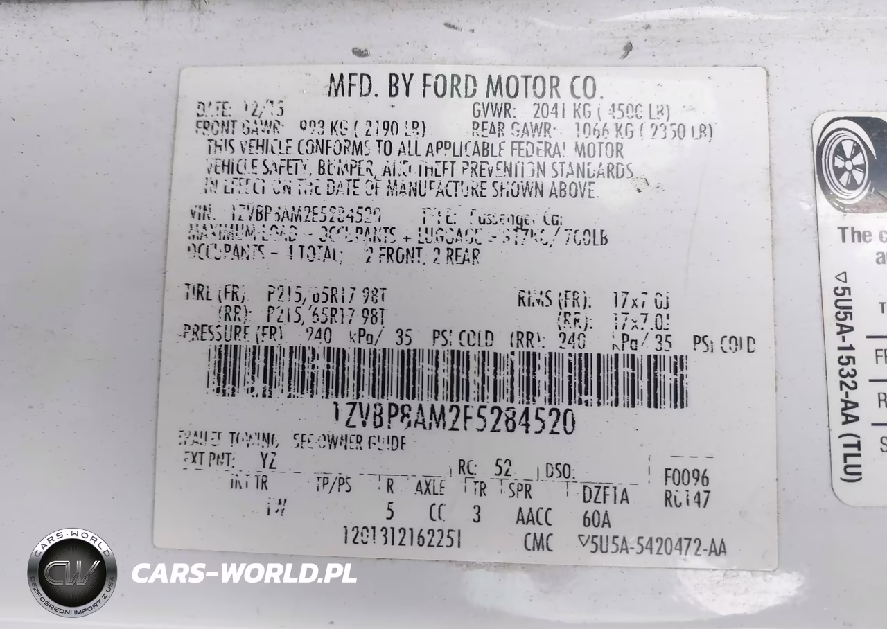 2014 Ford Mustang V6 VIN:1ZVBP8AM2E5284520 - 9