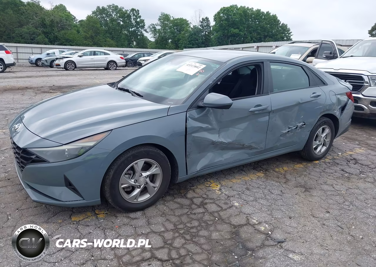 2022 Hyundai Elantra Se VIN:KMHLL4AG2NU345193 - 2