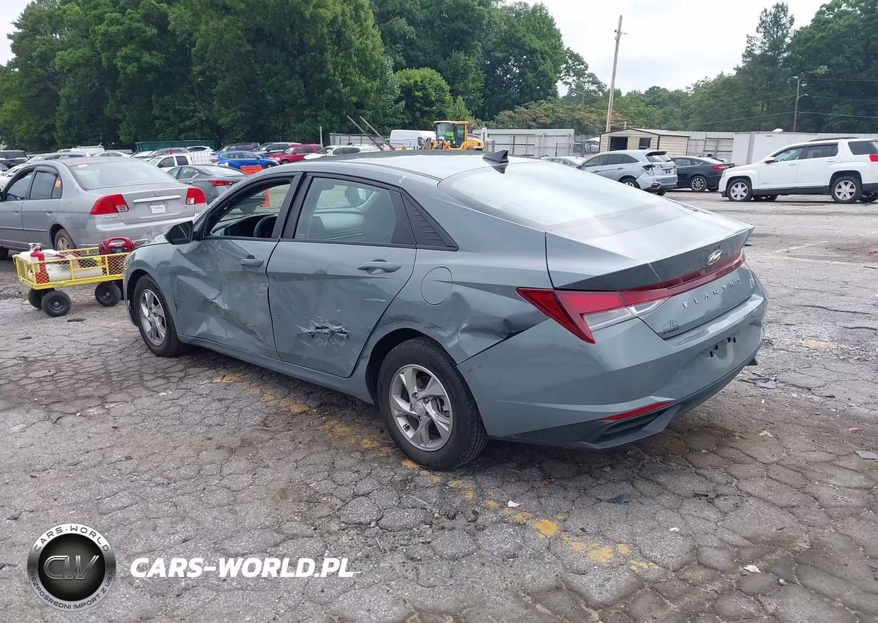 2022 Hyundai Elantra Se VIN:KMHLL4AG2NU345193 - 3