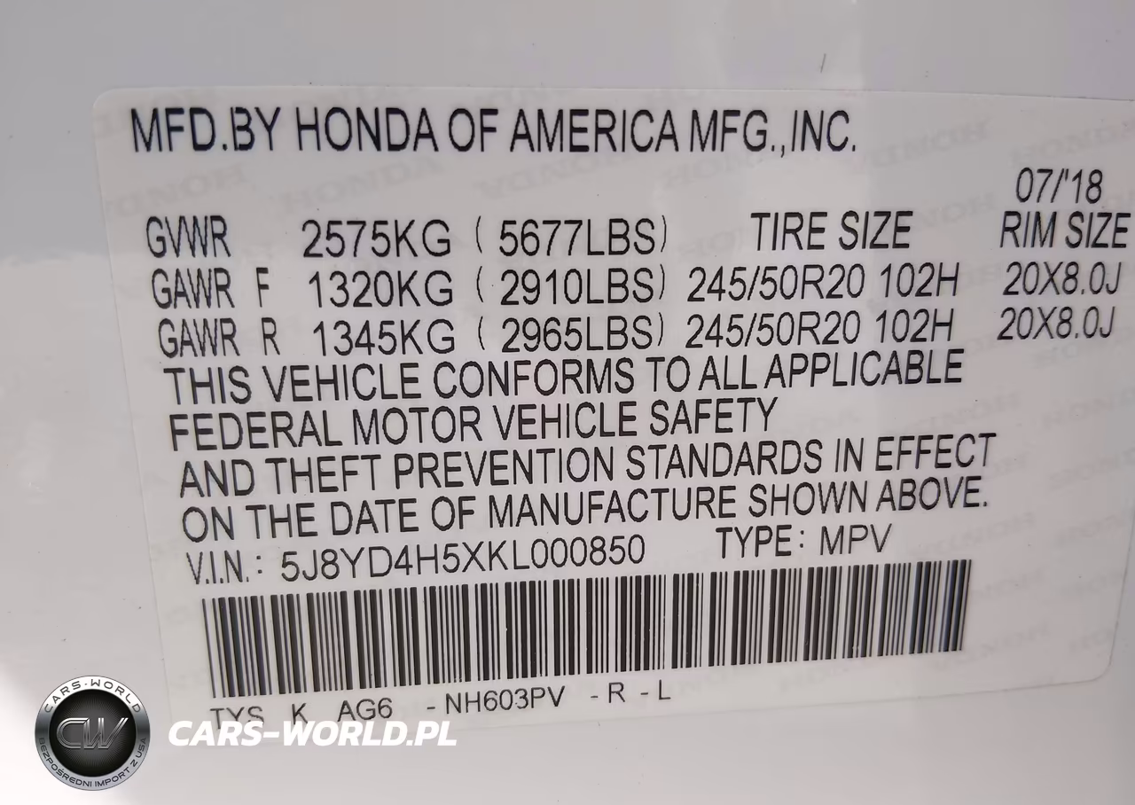 2019 Acura Mdx Tech Pkg VIN:5J8YD4H5XKL000850 - 9