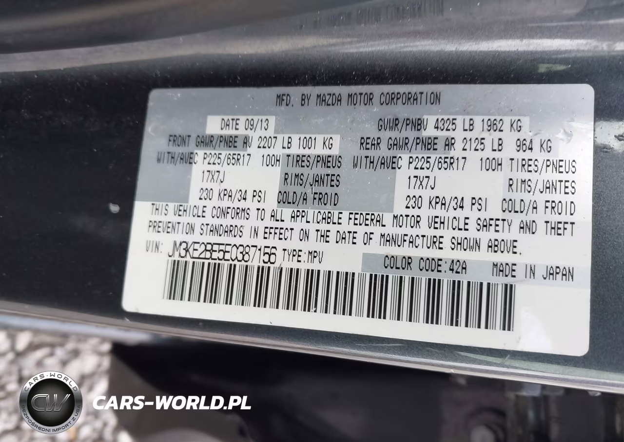 2014 Mazda Cx-5 Sport VIN:JM3KE2BE5E0387156 - 9
