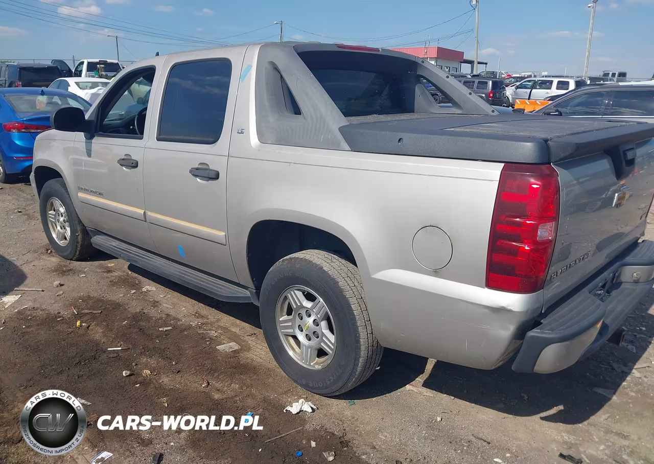 2008 Chevrolet Avalanche 1500 Ls VIN:3GNEC12028G123605 - 3