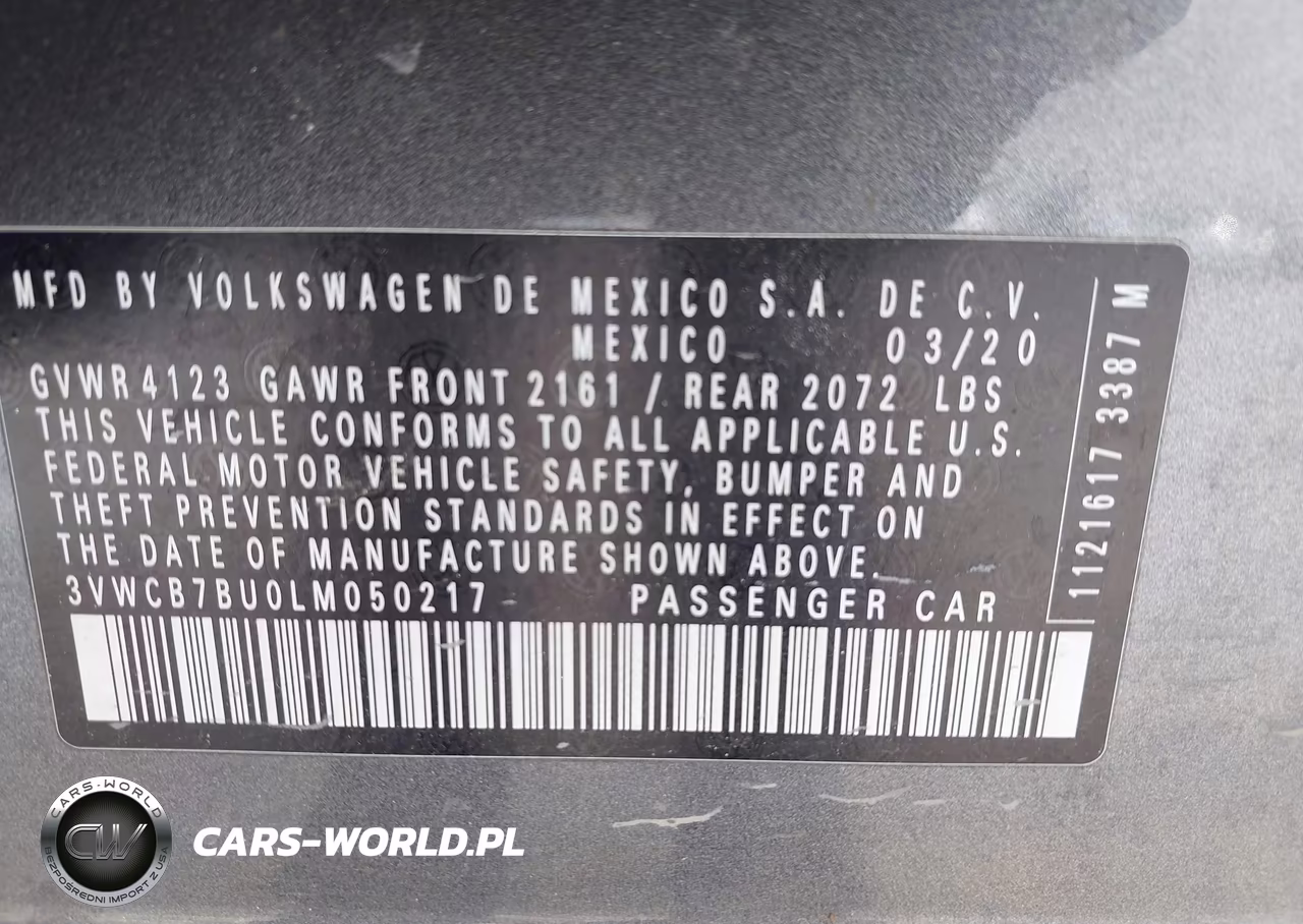 2020 Volkswagen Jetta 1.4T R-Line-1.4T S-1.4T Se VIN:3VWCB7BU0LM050217 - 9
