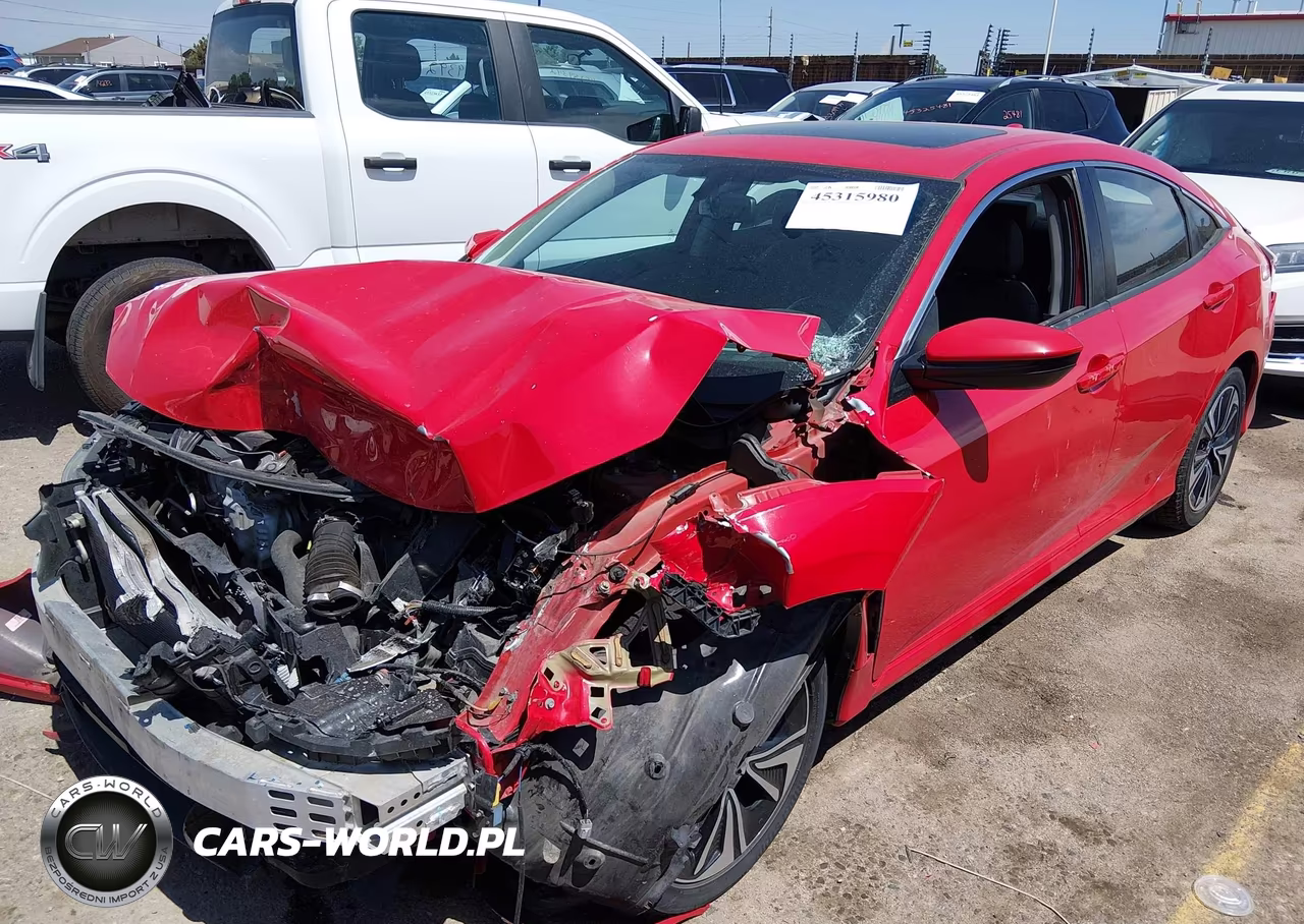 2017 Honda Civic Ex-L VIN:2HGFC1F76HH633722 - 2
