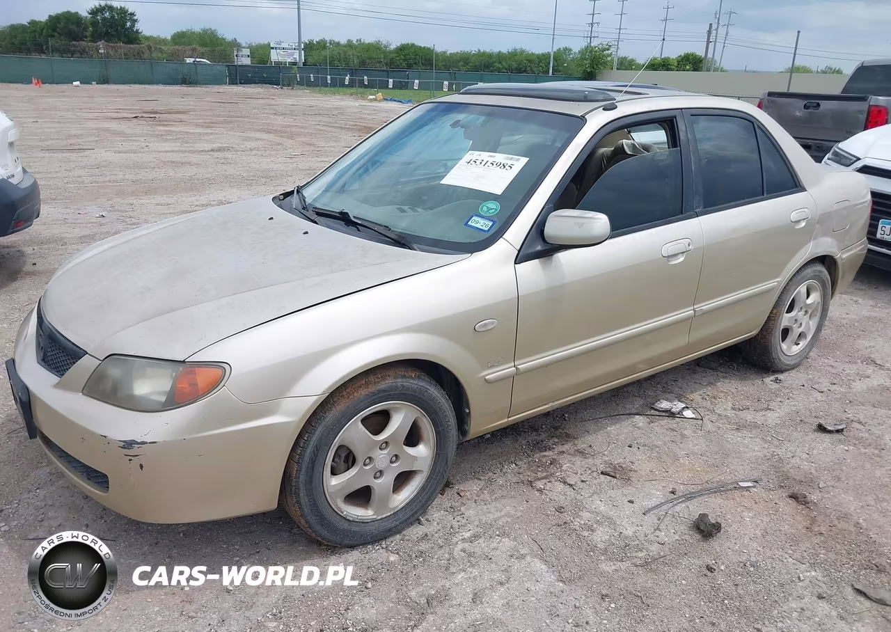 2002 Mazda Protege Dx-Es-Lx VIN:JM1BJ225820638106 - 2