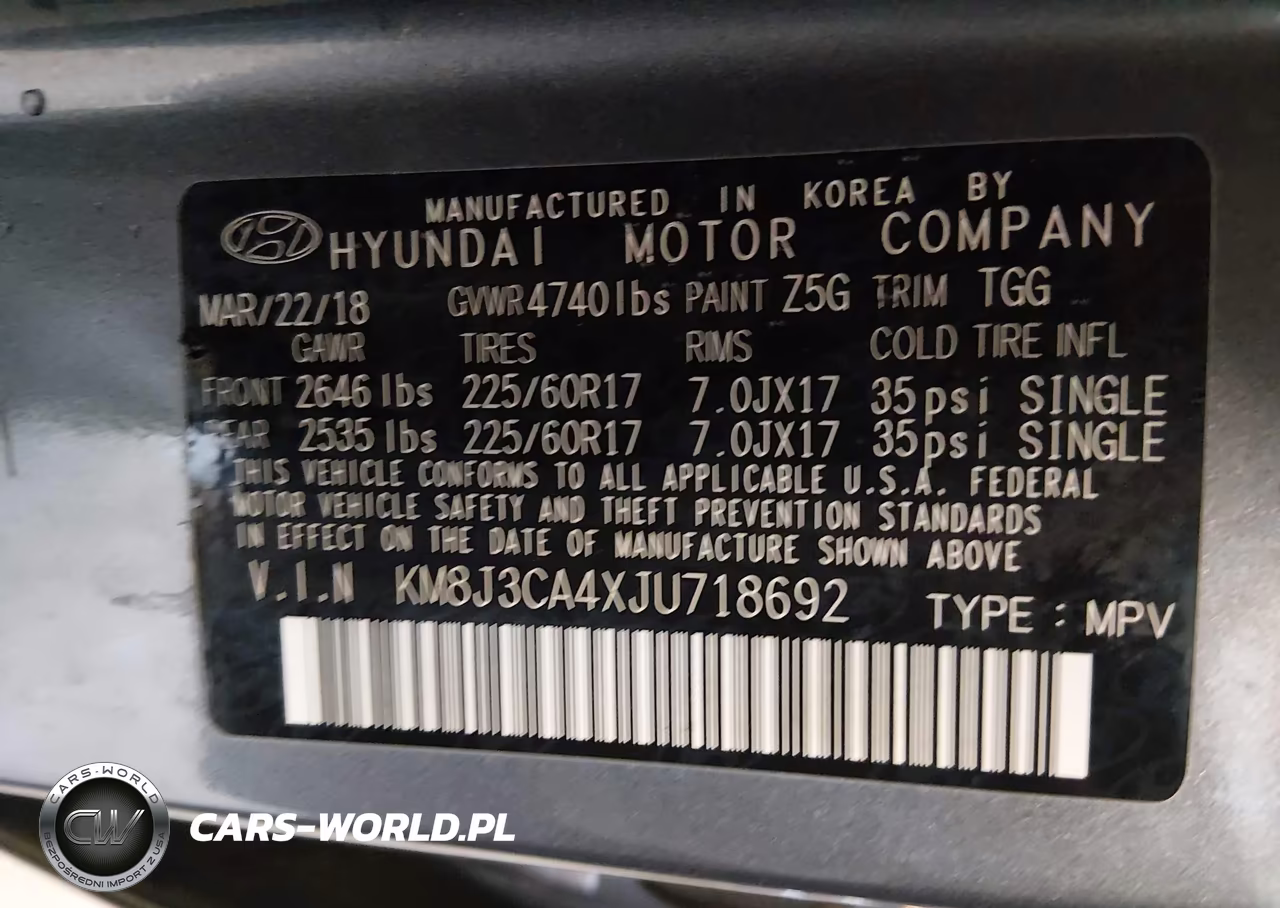 2018 Hyundai Tucson Sel VIN:KM8J3CA4XJU718692 - 9