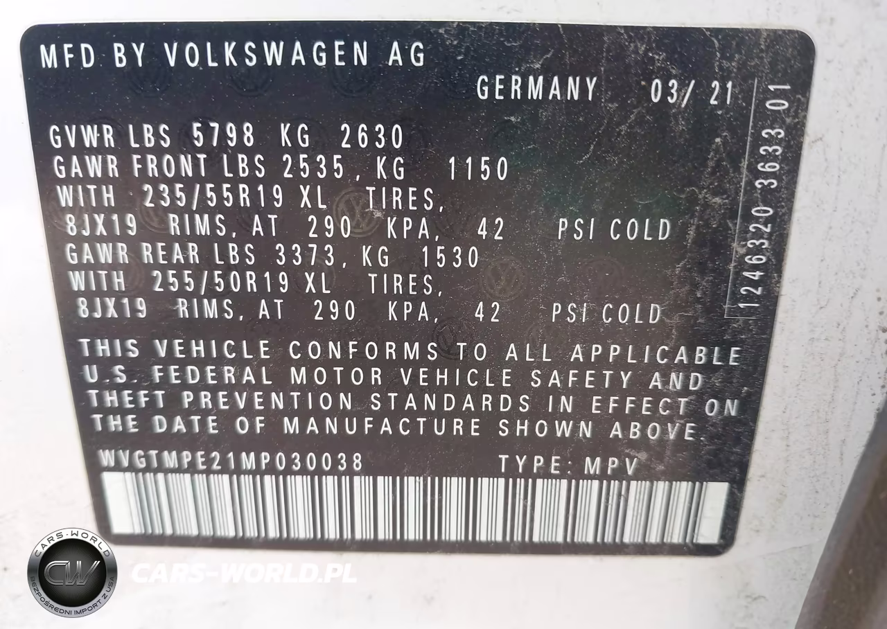 2021 Volkswagen Id.4 Pro S VIN:WVGTMPE21MP030038 - 9