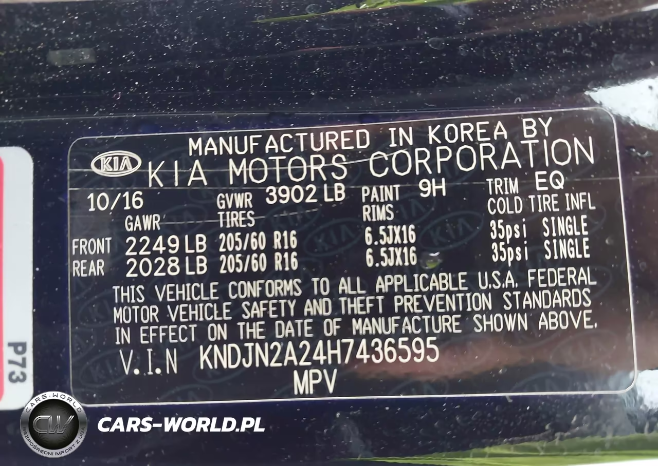 2017 Kia Soul VIN:KNDJN2A24H7436595 - 9
