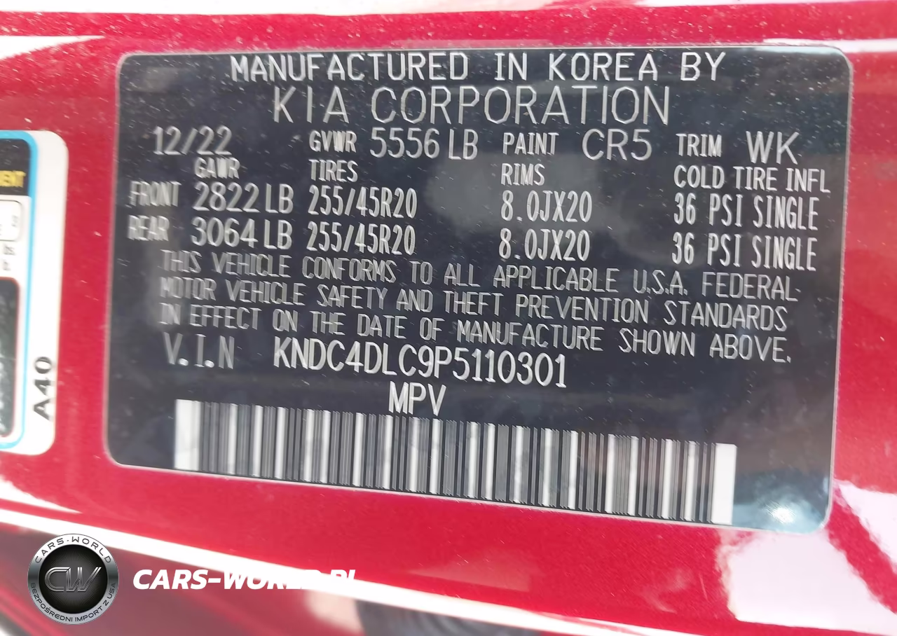 2023 Kia Ev6 Gt-Line VIN:KNDC4DLC9P5110301 - 9